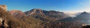 62 Gran bella vista panoramica con i caldi colori dell'iniziale tramonto